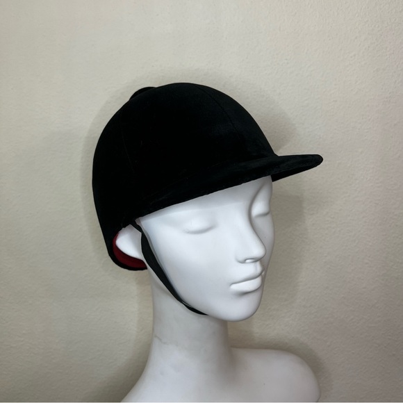 Vintage Accessories - Vintage The Beaufort Velvet Hunt Cap Equestrian Cap